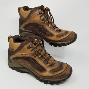 MERRELL Siren Mid Waterproof Leather Hiking Boots